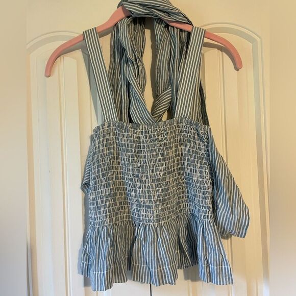 Ciao Lucia! Isla Smocked Tank Top with subtle peplum Size XS - Picture 8 of 10